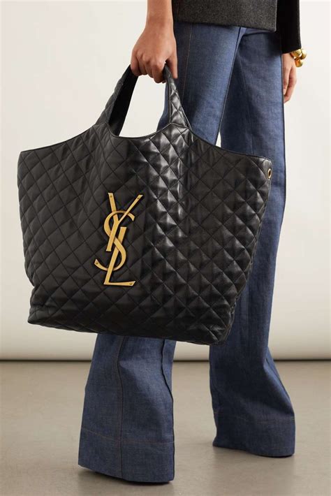 ysl oversized quilted tote|ysl quilted tote dupe.